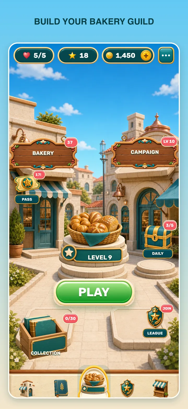 Màn hình chính Food Match