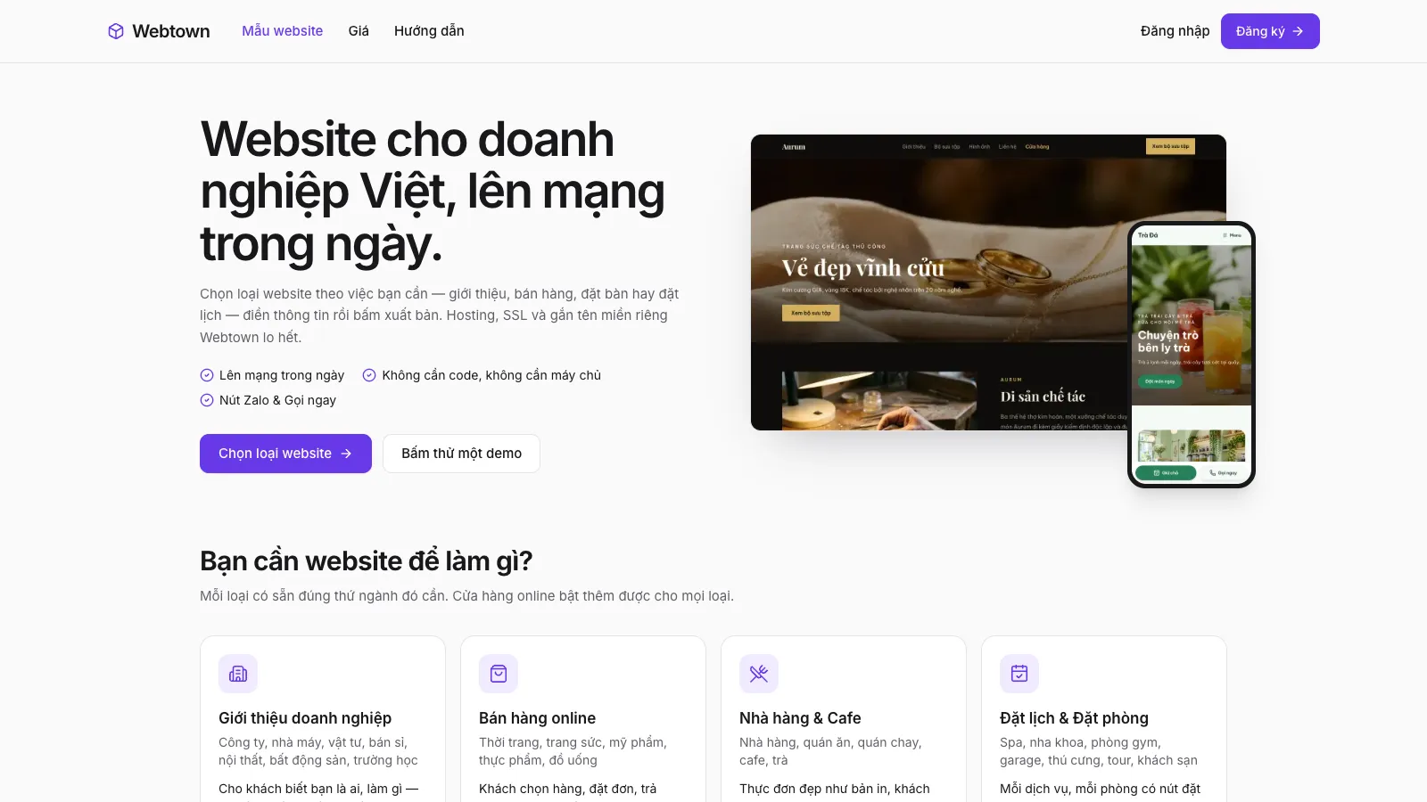 Trang chủ Webtown